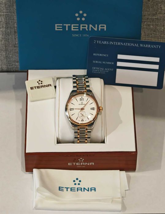 Жіночий годинник Eterna KonTiki Big date 1270.53.12.1732 Swiss made