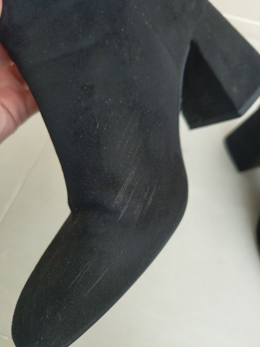 Botas Pretas salto alto Stradivarius