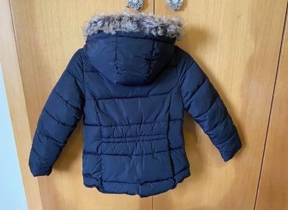 Casaco Zara Kids com capuz - preto - Tamanho 10