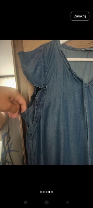 Bluzka letnia Ala jeans krótki rękaw M/L