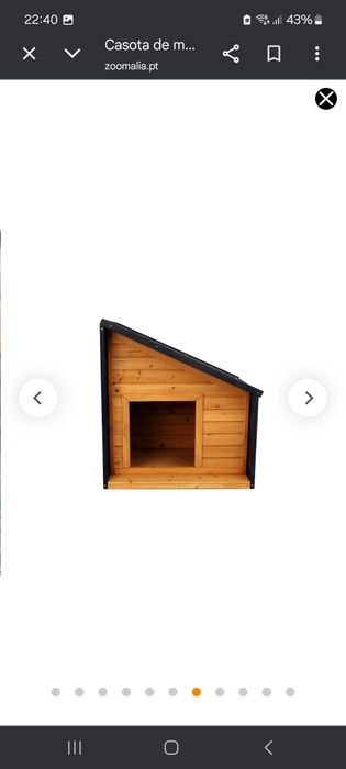 Casota para cão grande nova ainda por montar