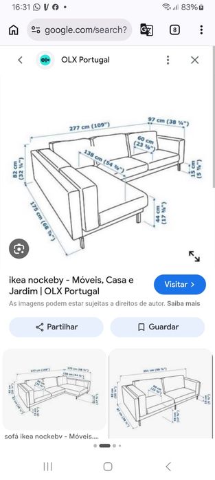 Sofá Nockeby Ikea