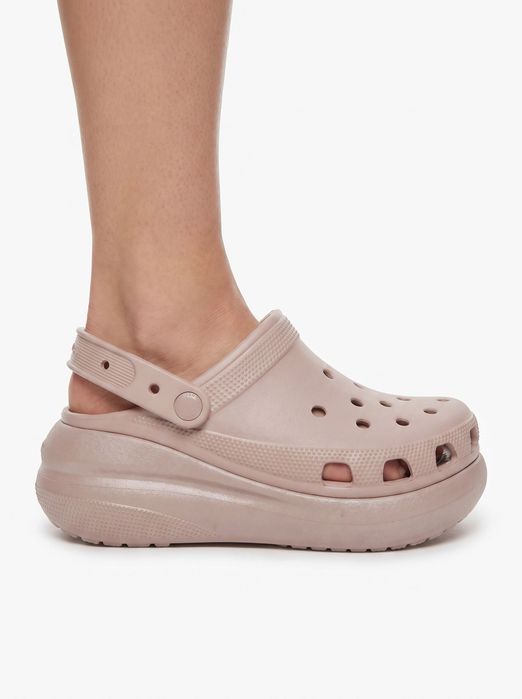 Оригінал! Crocs Classic Crush Shimmer Pink крокси 36-39р