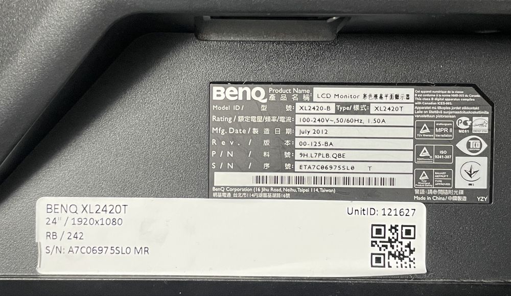 Monitor Benq 24”