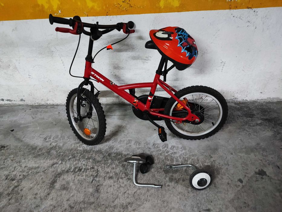 Bicicleta de criança  vermelha