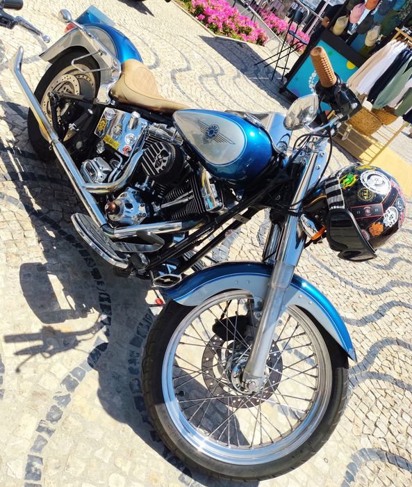 Mota Harley Davidson Fat Boy 2002 Carburador  Custom made by Art on  Wheels