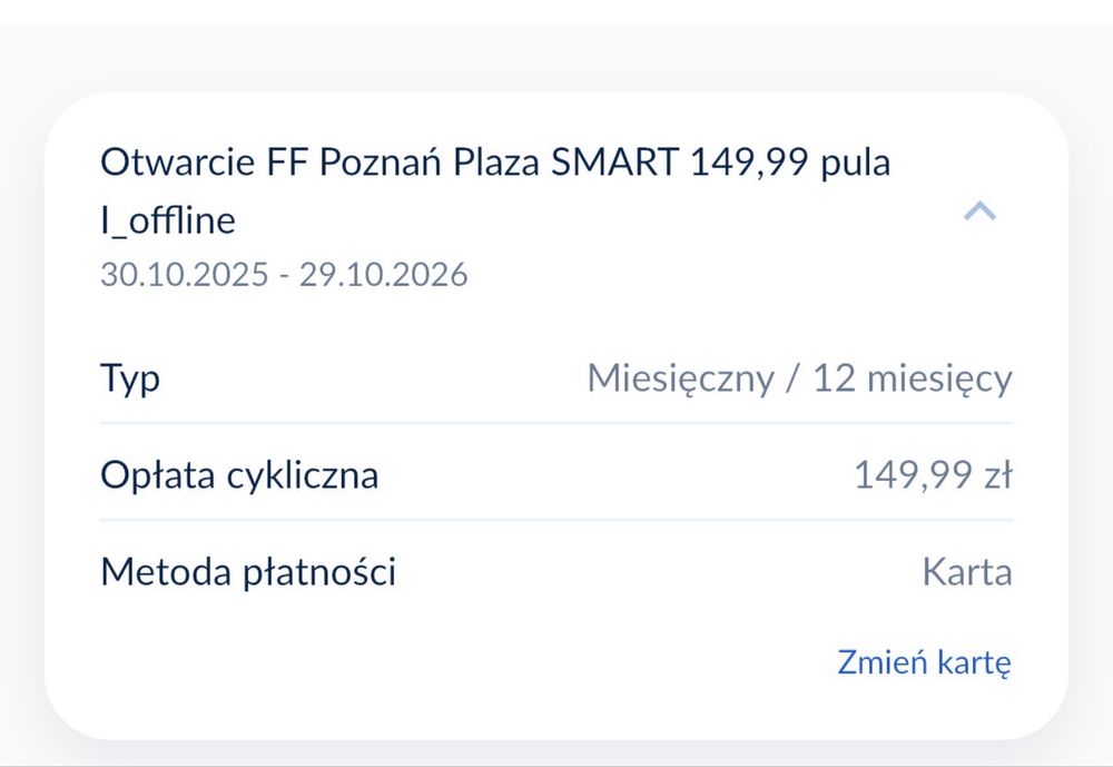 Karnet Fabryka Formy Poznań Plaza