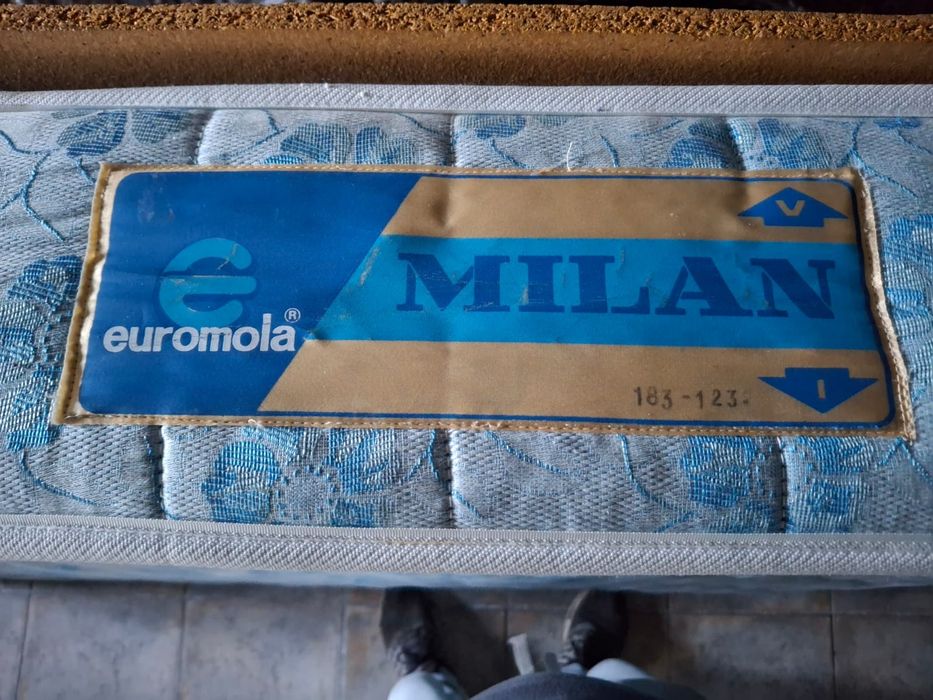 Colchão euromola + estrado madeira