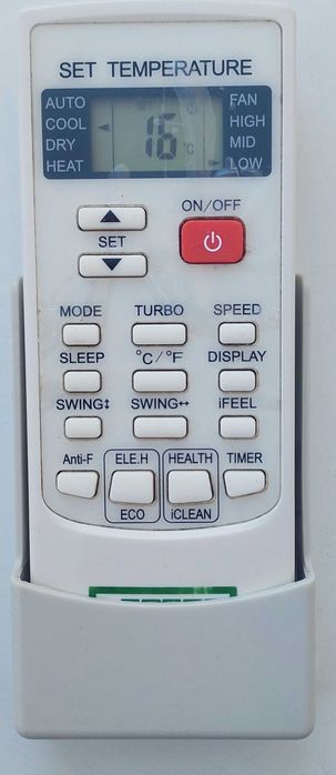 Пульт кондиціонера LEBERG оригінал