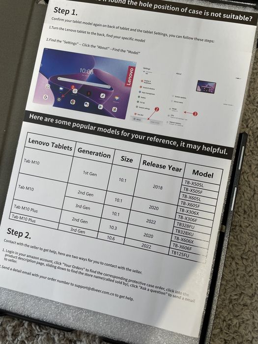 Etui do tableta Lenovo Tab M10 2 gen. 10.1” 2020 DLveer