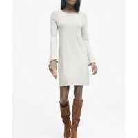 Теплое шерсть с кашемиром брендовое платье-свитер Banana Republic