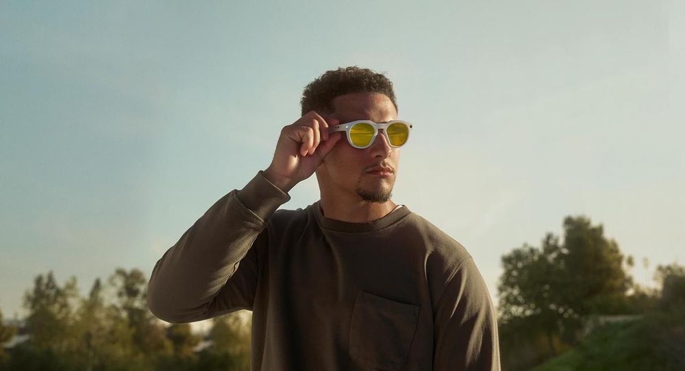 Smart okulary Oakley Meta HSTN - Warm Grey - Prizm 24K Polarized