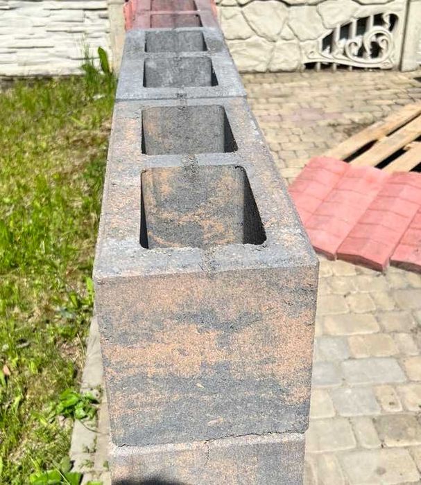 Блок для забору, блоки парканні, блок рваний, рваний камінь