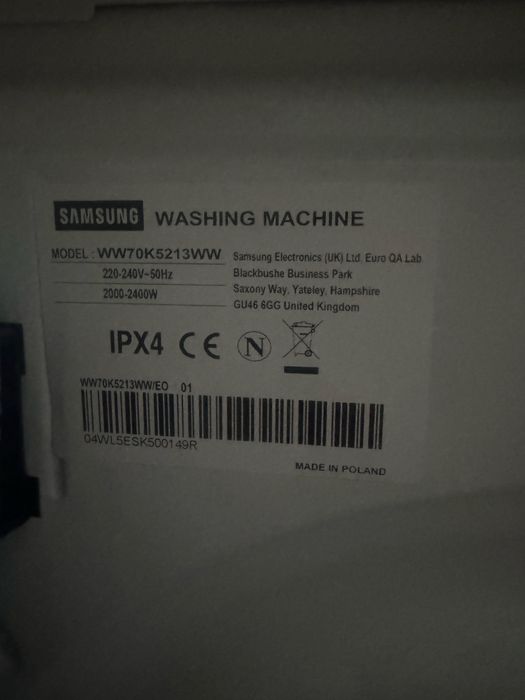 Pralka Samsung  Eco bubble