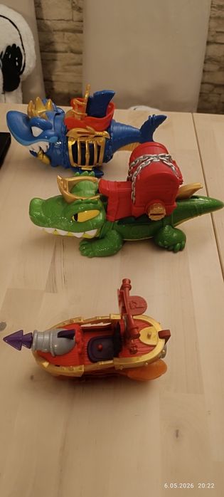 Piratix Rekin Krokodyl statek piracki figurki