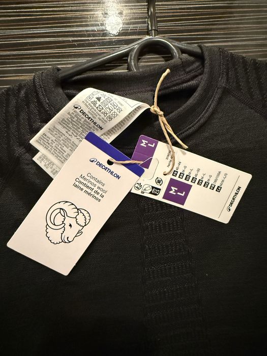 Koszulka termoaktywna Wedze BL 900 wool - roz. M/L