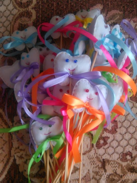 зуби зубки подарунок подарок палочка фетр зубна фея зубы зуб стомат