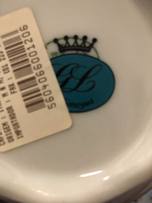 Peças em porcelana Limoges