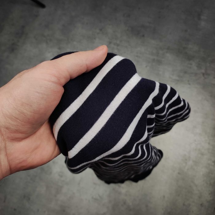 MĘSKI Sweter Elegancki Paski Cienki Lekki Polo Ralph Lauren Pima Coton