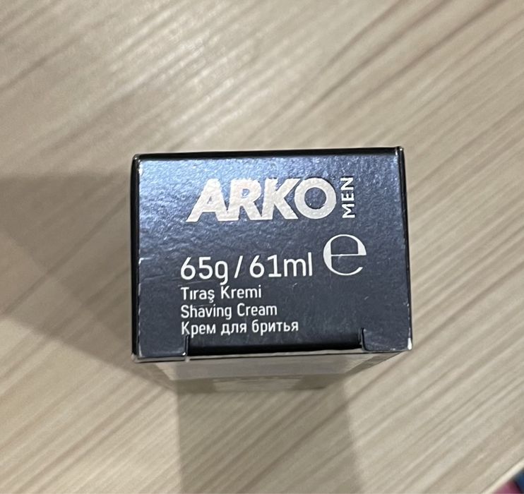Мужской крем для бритья ARKO Cool Охлаждающий, 65 г