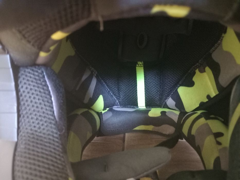 Kask offroad/motocyklowy dla dziecka + rękawice i gogle