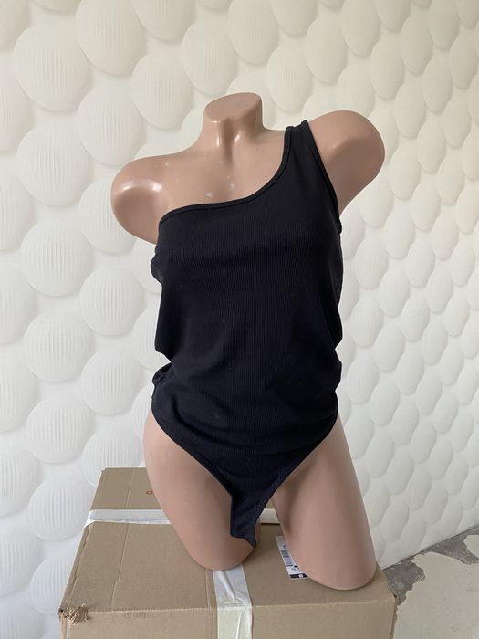 Боді на літо, в рубчик, без рукавів