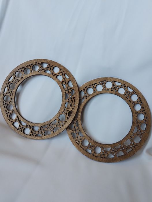 Drewniane rączki do torebki