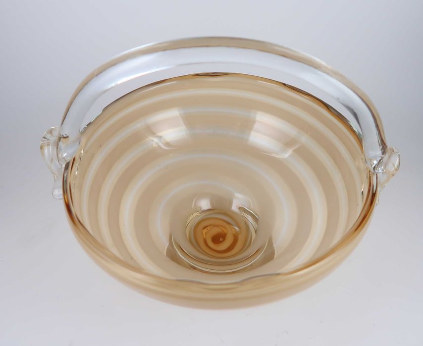 Cesta Art Deco Vidro Murano - 26 cm