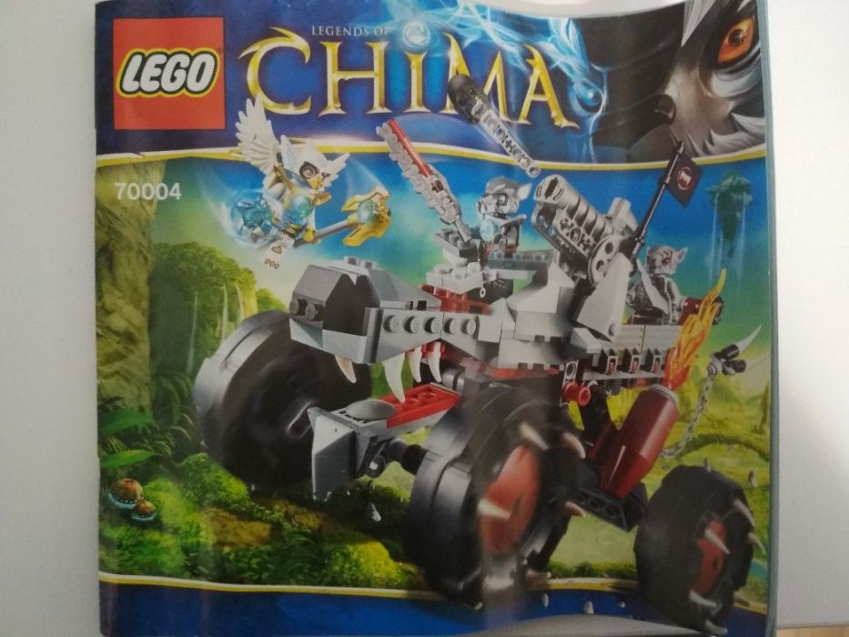 LEGO CHIMA 70004 Wilczy pojazd zestaw kompletny z opakowaniem
