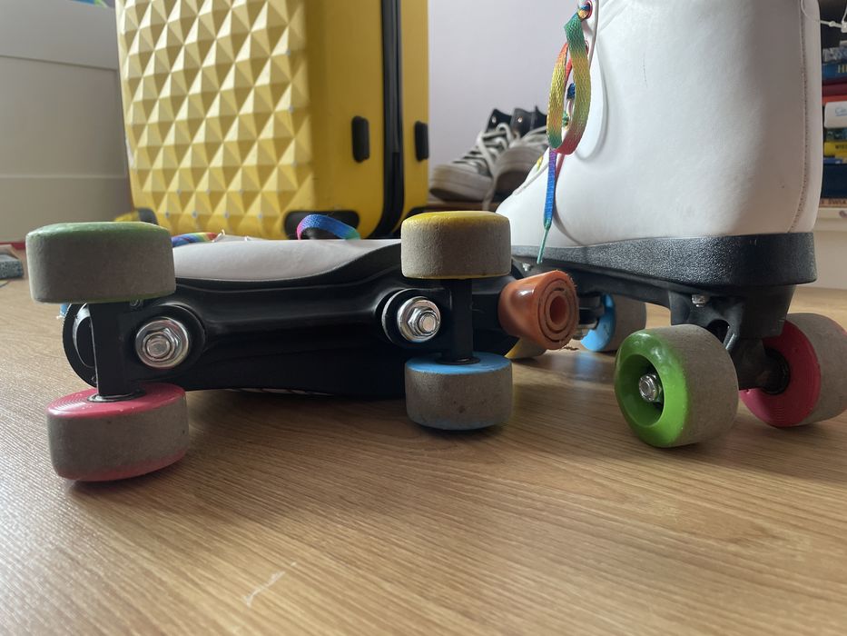 Wielokolorowe wrotki