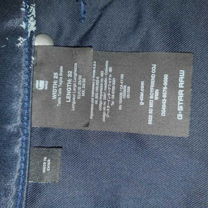 Джинси жіночі G-star raw 5622 3d tapered denim сині