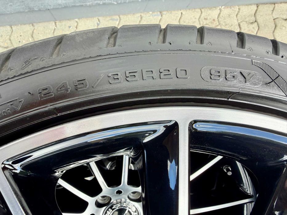 Alufelgi Mercedes E Klasa W213 Oryginalne AMG 20 Letnie Czarne BiColor ZOBACZ!