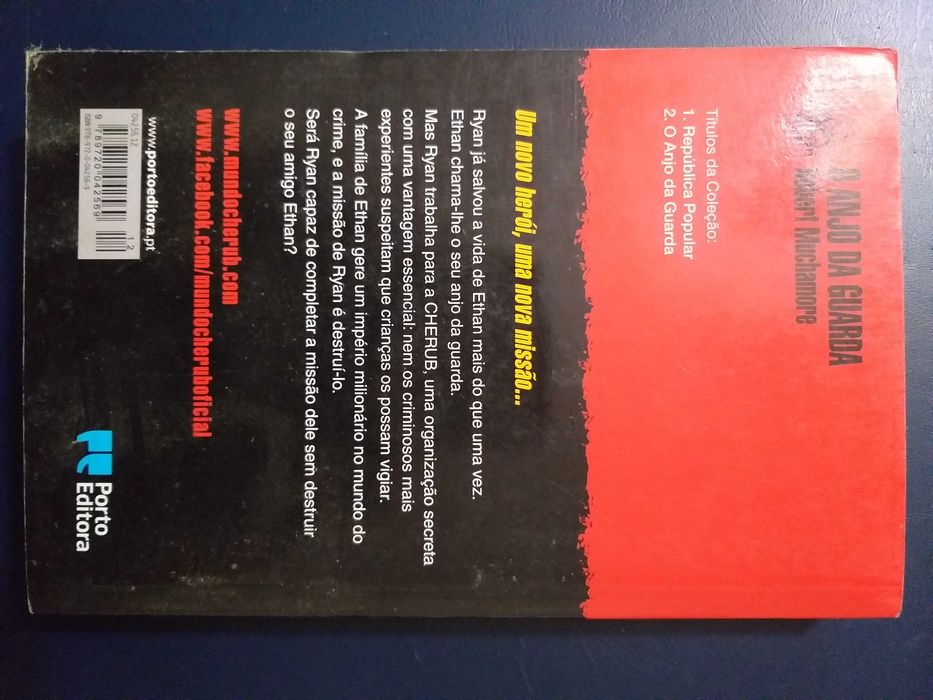 Livro "O Anjo da Guarda" de Robert Muchamore da Porto Editora