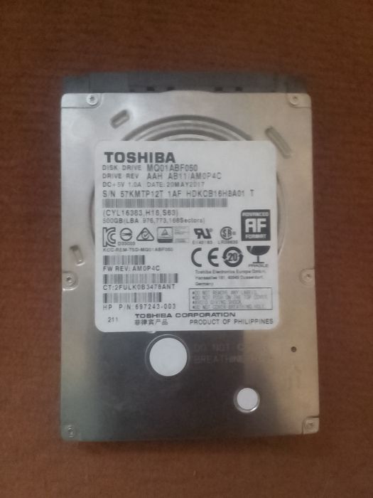 Накопичувач пам'яті TOSHIBA