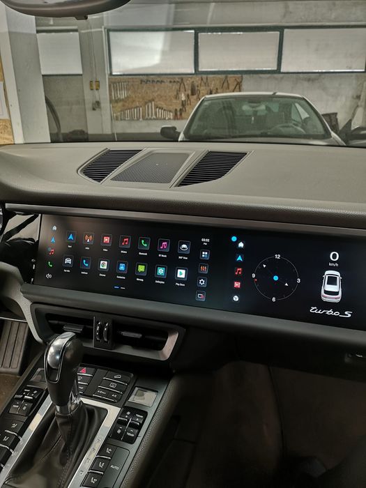 Rádio Porsche Macan 8/128GB Ecrã Duplo (Novo)