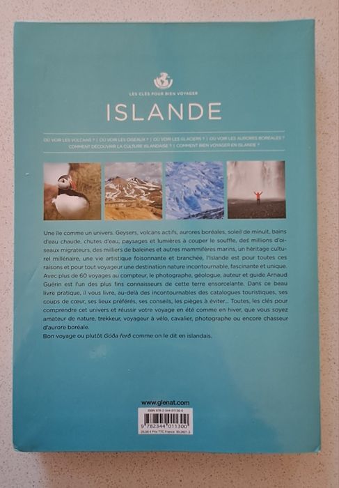 Livro Islande, em francês novo