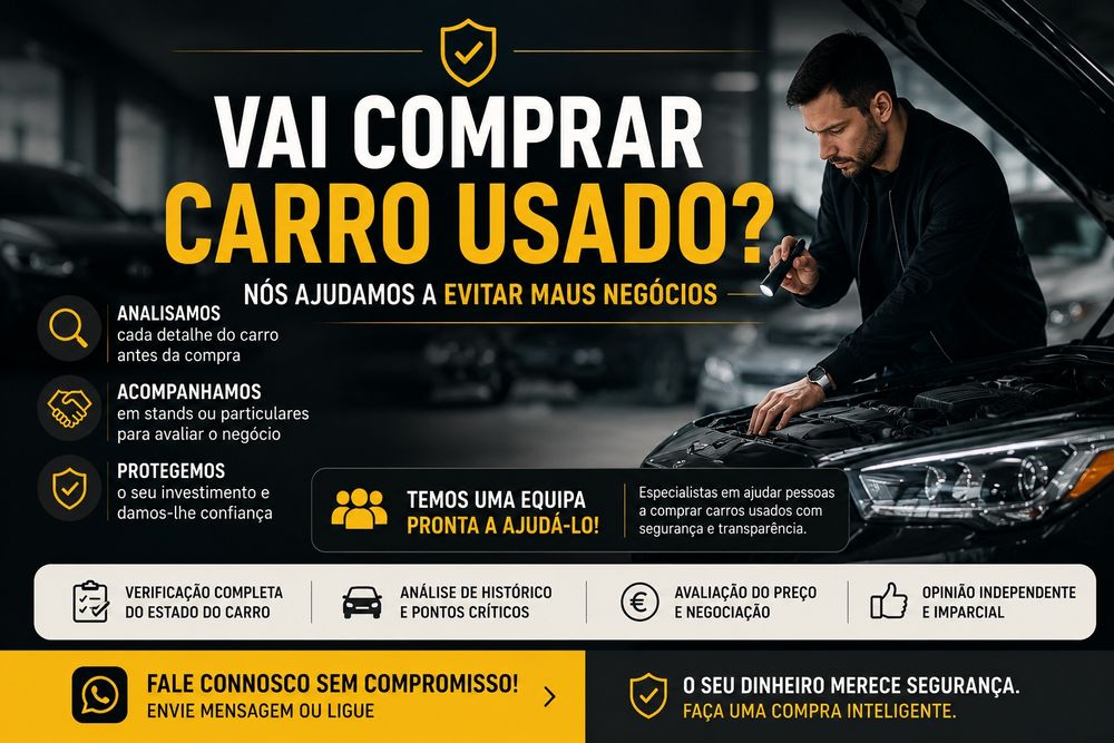Acompanhamento Profissional na Compra de Carros Usados