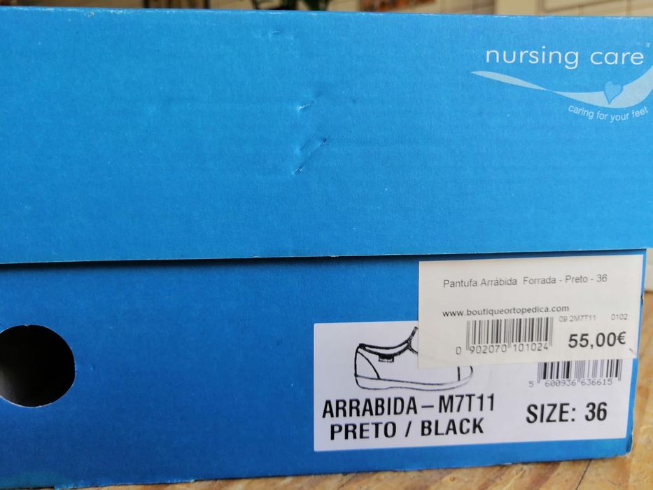 Calçado conforto/pantufa ortopédica