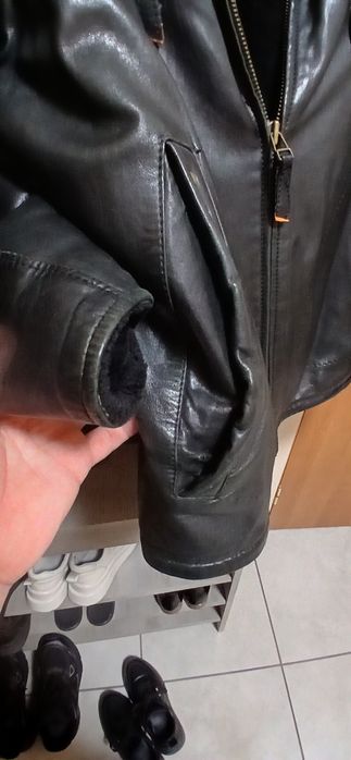 Продам кожаную дублёнку  56р