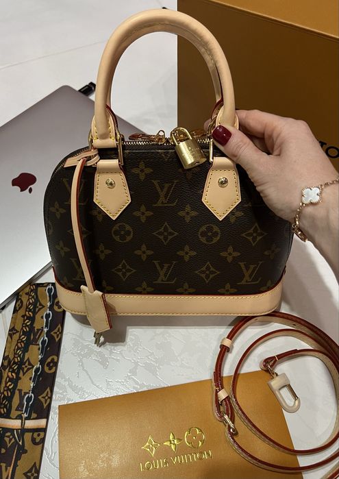 Сумка LV Louis Vuitton Alma Monogram чип NFC Луи Виттон