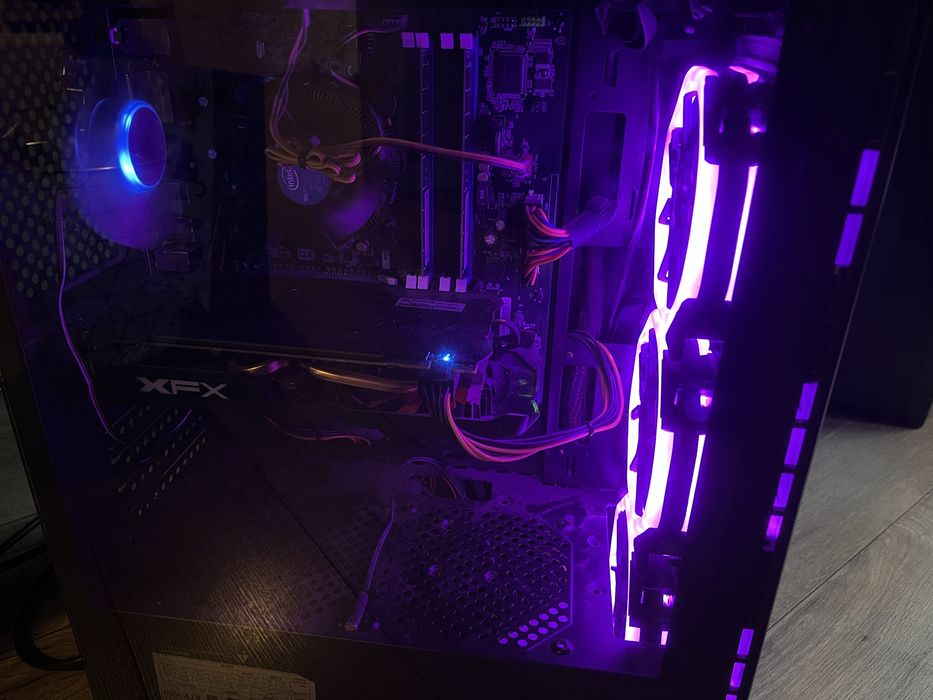 komputer gamingowy i7 / RX 570 / 16GB RAM / RGB