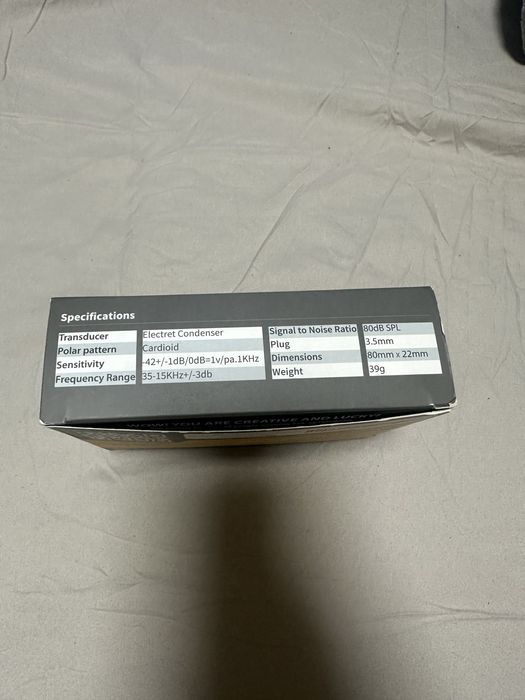 Микрофон для съемки видео(video mic kit for smartphone & DSLR)