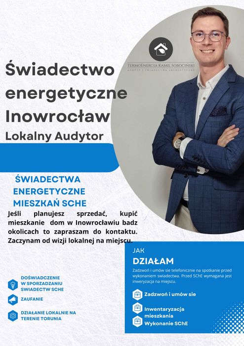 Audytor energetyczny Świadectwo energetyczne Inowrocław