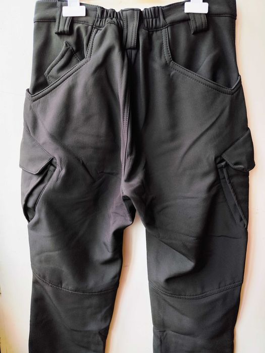 Штаны утеплённые мужские на флисе 46р