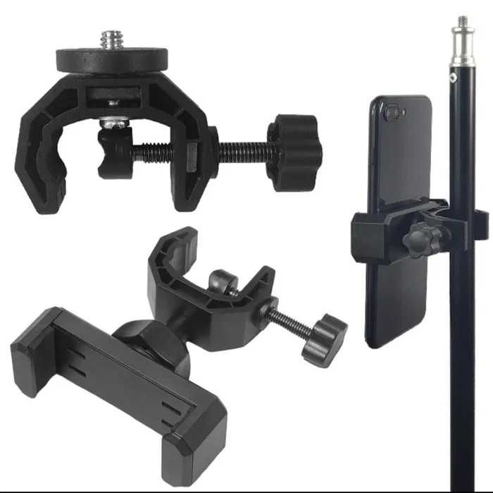 Suporte smartphone para haste. Novo. 8 €