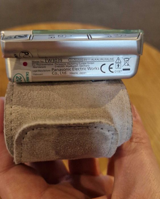 Ciśnieniomierz nadgarstkowy Panasonic EW3039 - kompletny i sprawny!