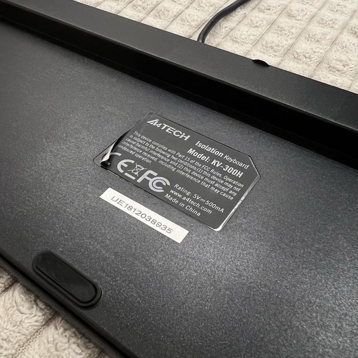 Клавіатура дротова A4tech KV-300 H USB (Grey+Black)