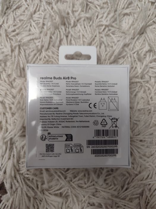 Навушники realme buds air 8 pro global