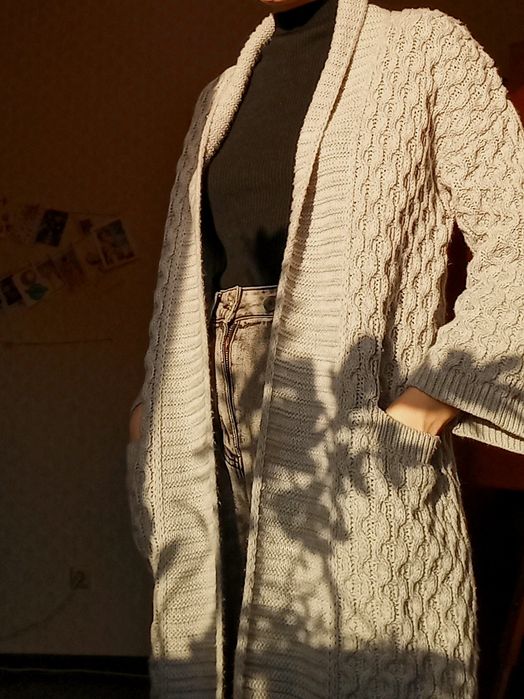 В'язаний кардиган оверсайз