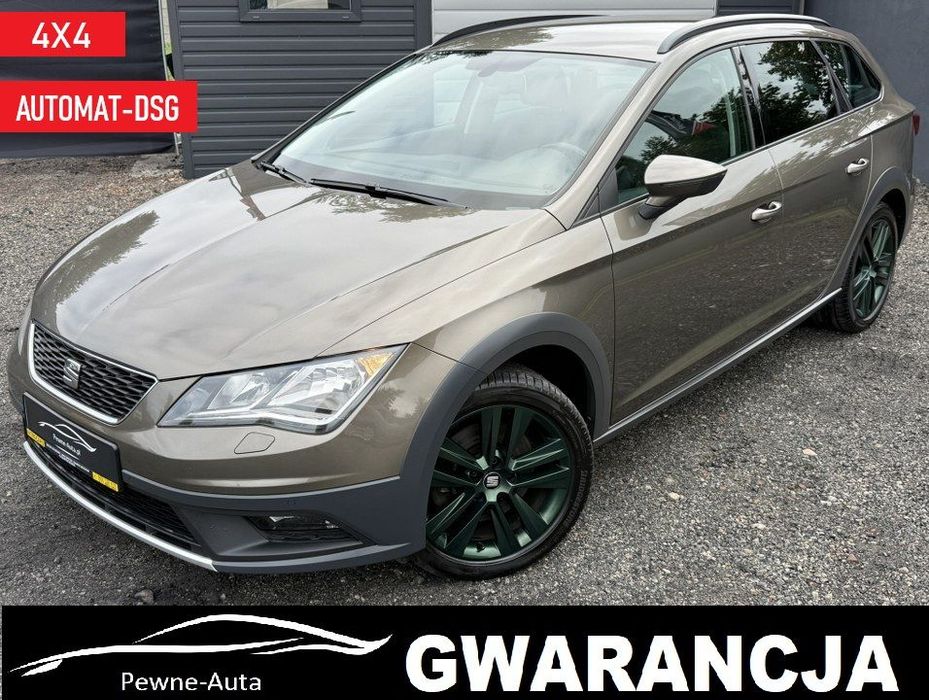 Seat Leon Sportstourer 1.8T 180KM Automat 4x4 ALCANTARA NAVI 2xPDC Grz.Fotele ALU Opłaty Gwa